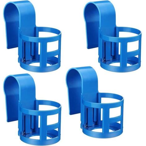 ® Porte-gobelet de piscine suspendu RisingFF, pince pour porte-gobelet de piscine, barre supérieure de 5 cm (lot de 4)