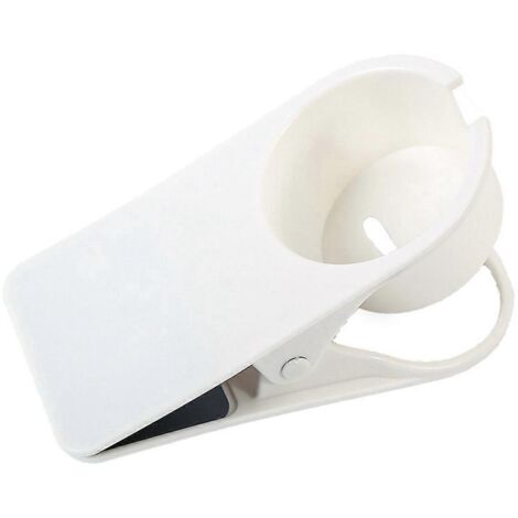 Porte-gobelet de table, étagère pour verre d'eau, blanc.