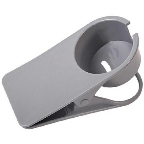 Porte-gobelet de table gris pour boissons à café et autres, support pour verres d'eau.
