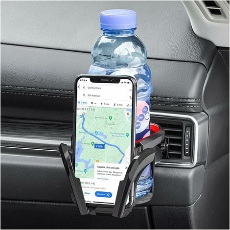Acheter Support de bouteille de boisson universel en PVC, Double trou,  accessoires d'intérieur automobile, porte-gobelet d'eau de voiture pour  Tesla modèle 3/Y