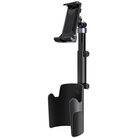 Porte-gobelet de voiture neuf, fixation pour console centrale, articulation longue, support universel pour téléphones et tablettes, noir  Support de téléphone de voiture avec porte-gobelet