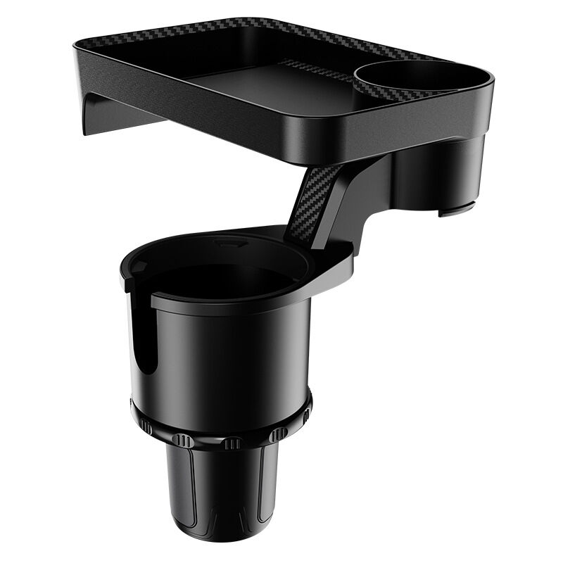 Porte-gobelet de voiture, plateau amovible de 23 cm avec emplacement pour téléphone, porte-gobelet, 90 ml/114 g, base solide 3 en 1 pour accessoires