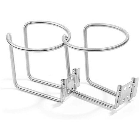 Porte-gobelet en forme d'anneau de bateau, porte-gobelet universel pour voiture, argenté