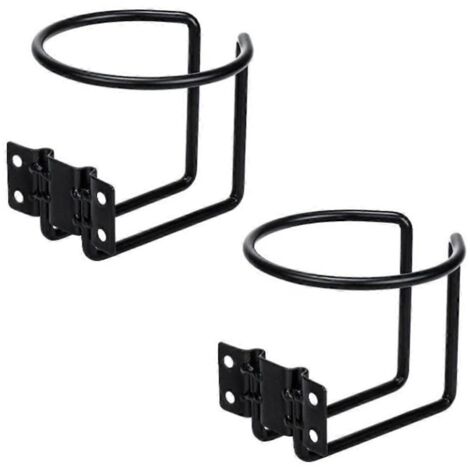 Porte-gobelet en forme d'anneau de bateau, porte-gobelet universel pour voiture, noir--
