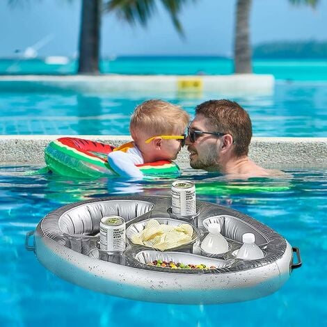 Porte-boisson gonflable pour piscine, 1 pièce, support de tasse de