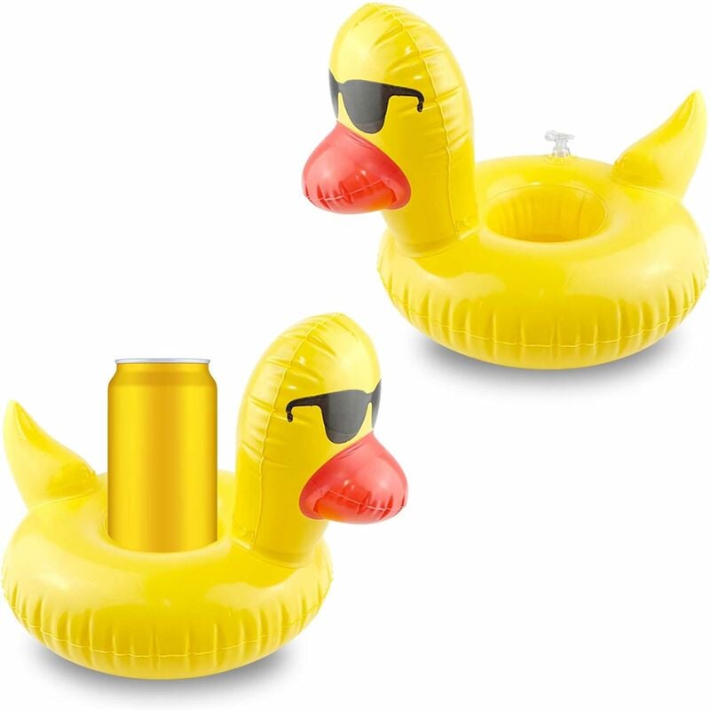 Porte-gobelet gonflable pour fête d'anniversaire de piscine d'été (2 pièces)