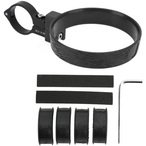 Porte-gobelet pour vélo électrique ENLEE, support tasse café/thé en alliage d'aluminium, fixation guidon cyclisme noir
