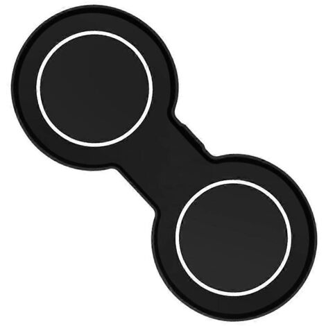 Porte-gobelet universel pour console centrale, tapis de protection antidérapant, insert en silicone pour véhicule, liner de rangement pour auto.
