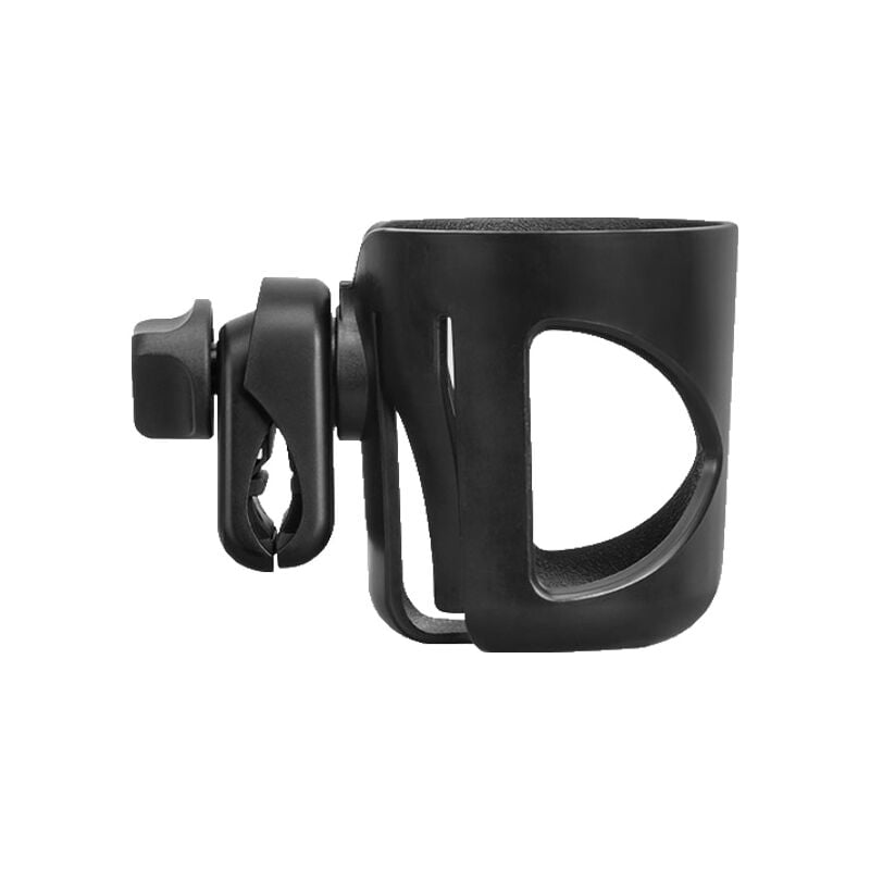 Jusch - Porte-gobelet/bouteille, 15,5x9,5x10 cm, universel, noir