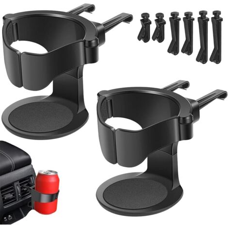 Porte-gobelets de voiture, ensemble de 2 pièces - adaptés pour contenir des tasses à café et des canettes de boissons (80 mm)