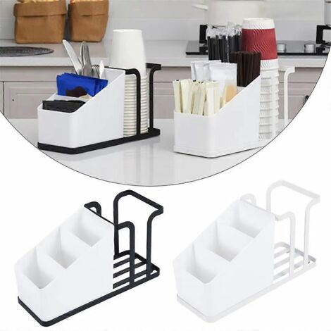 Porte-gobelets jetables multifonctionnel en acier au carbone, A