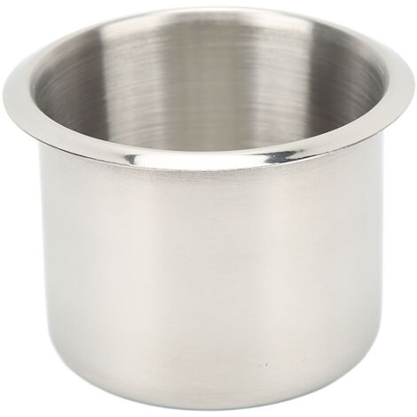 Porte-gobelets universel en acier inoxydable brossé pour bateau, camping-car, camping - Argent