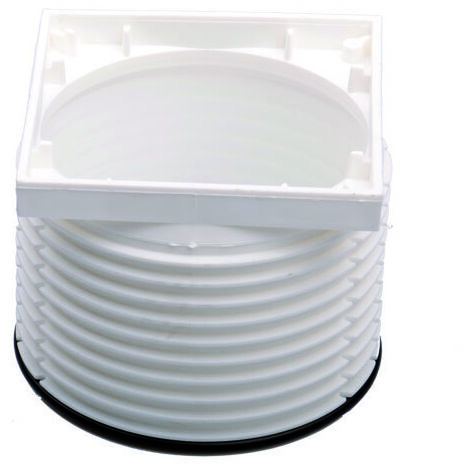 Porte-grille blanc d 110/92mm 100x100mm complet avec O-Ring