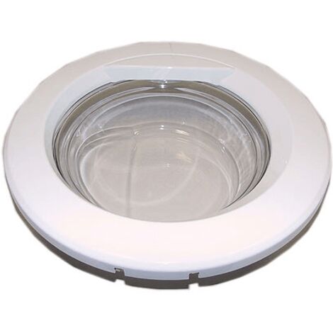 PORTE HUBLOT COMPLETE AVEC POIGNEE ET CHARNIERE pour LAVE LINGE LG - 3212EN1003B