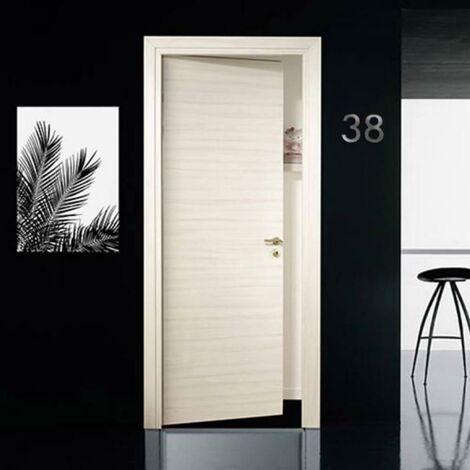 Porte insonorisée certifiée 30 décibels avec seuil mobile 80x210 POUSSER A GAUCHE