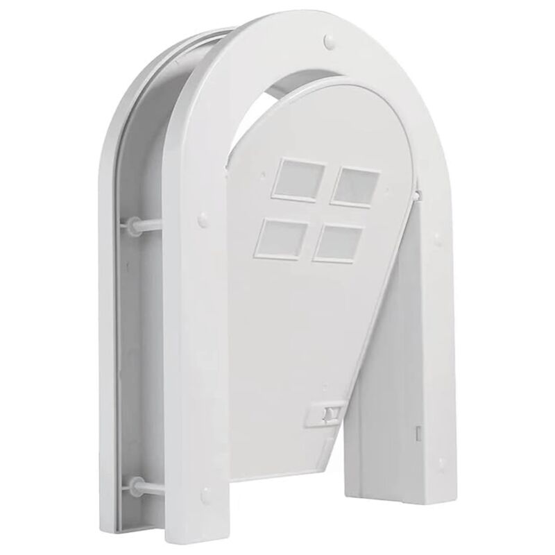 Porte intérieure pour chat de forme unique, porte intérieure pour animaux de compagnie, porte verrouillable pour chiens et chats jusqu'à 150 cm,