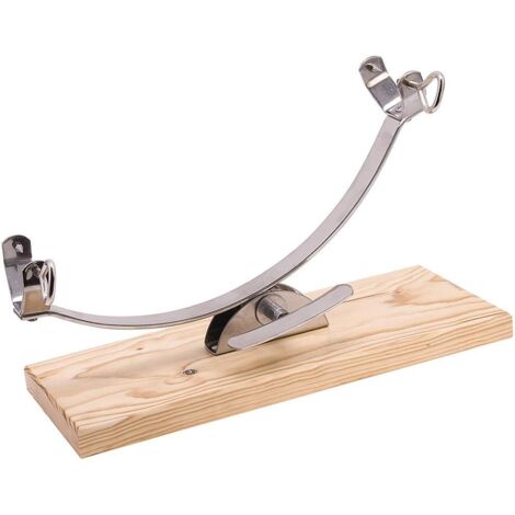 PORTE-JAMBON EN ACIER INOXYDABLE B.MADERA