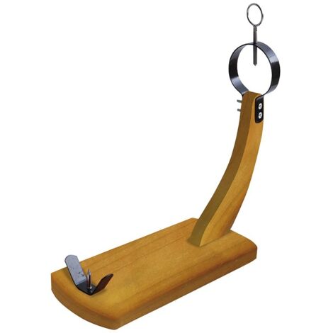 PORTE-JAMBON EN BOIS - 42X16.5X36