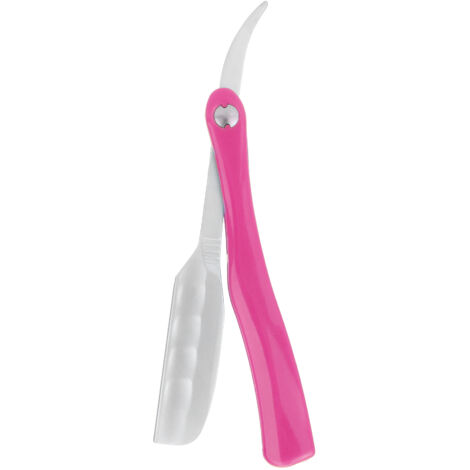 Porte-Lame de Rasoir Barbe Antidérapant, Accessoire pour Rasage Précis (Violet)