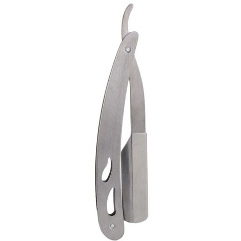 Porte-lames de rasoir manuel en acier inoxydable 74, support couteau de rasage pliant pour barbier