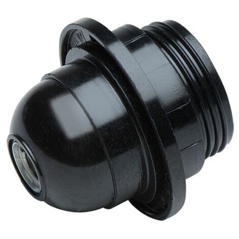 PORTE-LAMPE FILETEE E27 NOIR