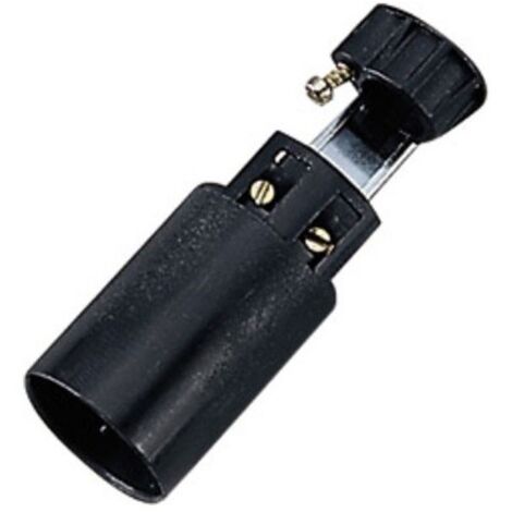 Porte-lampe Master, fausse bougie douille E14 couleur noir 00508