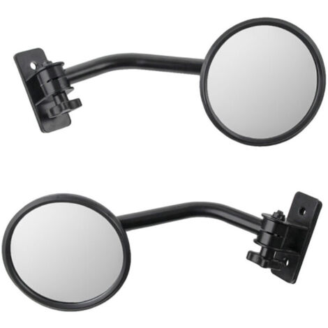 Porte latérale de voiture Miroir rétroviseur réglable forme angle lentille point aveugle extérieur pour Jeep pour Wrangler TJ JK 1997-2018 Styling de voiture