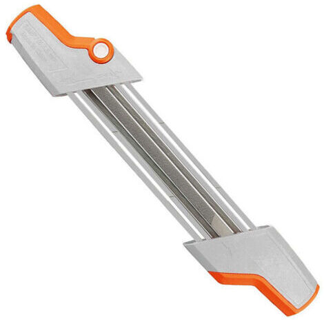 Porte-lime 2 en 1 pour chaîne de tronçonneuse 3/8\" P Ø 4,0 mm