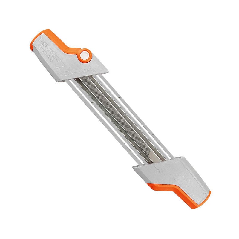 Guazhunifr - 2 en 1, pour tronçonneuse, diamètre ø 4,0 mm(blanc orangé)
