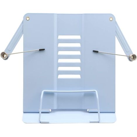 AOUGO Porte-Livre en Métal Pliable,Porte-Livre Chevalet en Métal,Porte Livre en Métal Support Lecture,Support Livre de Cuisine Réglable,Support de Lecture pour Livre,Support de Lecture Enfant