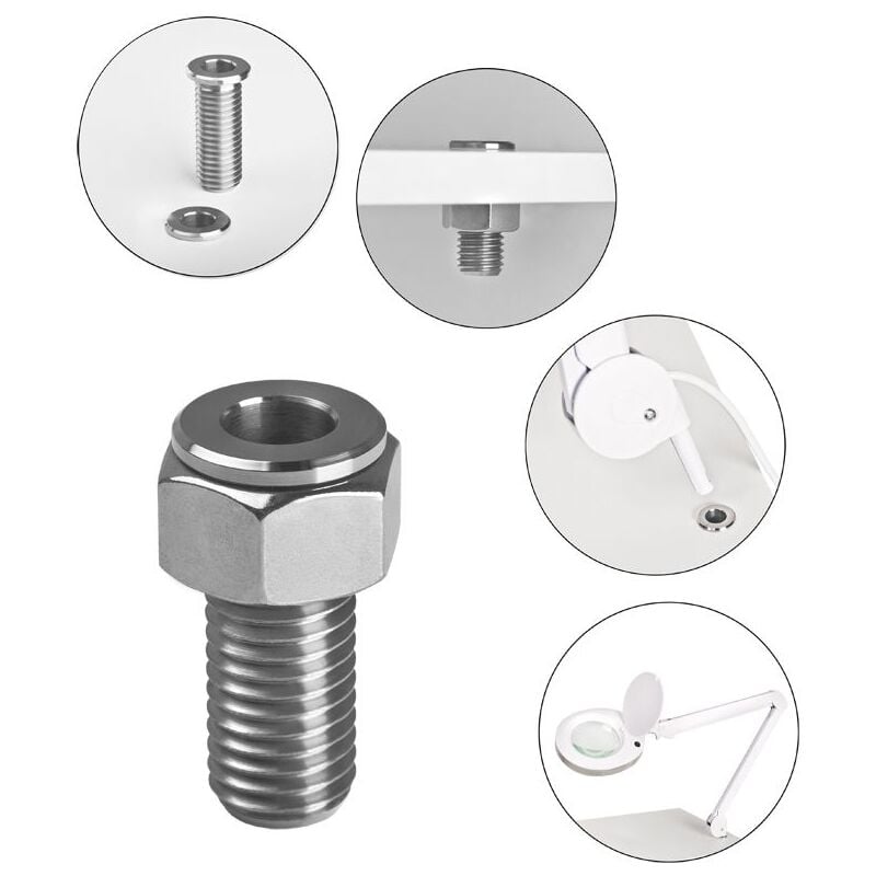 Porte-loupe tube inox