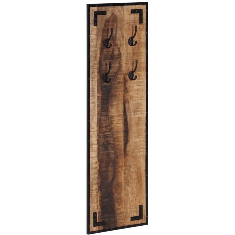 Vidaxl - Porte-manteau 35x8x110 cm bois de manguier massif brut
