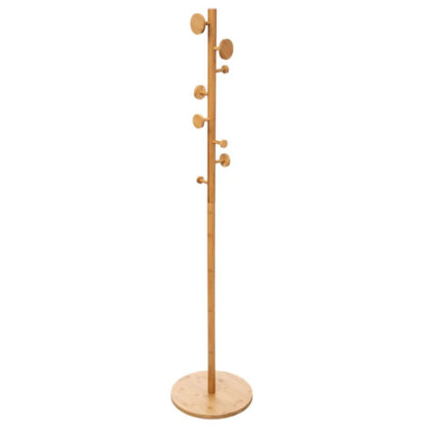 Porte-Manteau Bambou "8 Tiges" 175cm Naturel