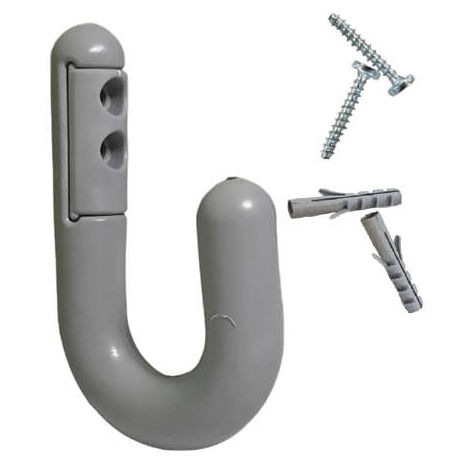 PORTE-MANTEAU CAOUTCHOUC GRIS SOUPLE - WATTELEZ - 607001G