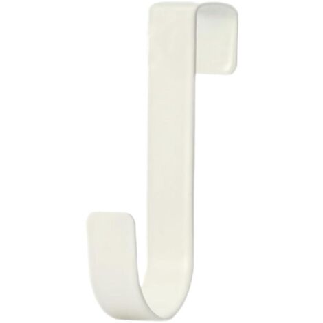 Porte-Manteau De Porte, Lot De 5 Crochets De Porte En Acier Inoxydable, Blanc, Blanc