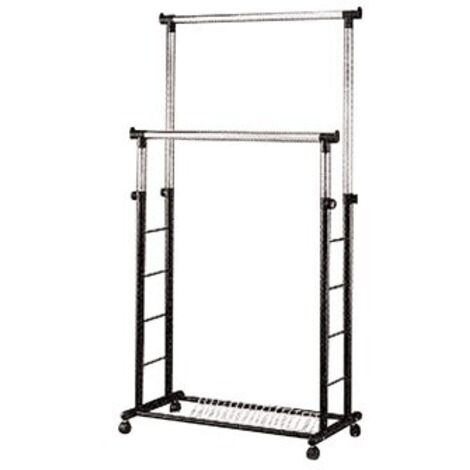 Porte-manteau Double Barre Mondex Double Barre, Hauteur Réglable - Mondex