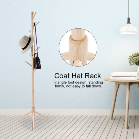 Porte-Manteau Élégant et Créatif pour Salon ou Chambre en Bois Massif - Support Robuste pour Vêtements et Accessoires-AUTRES