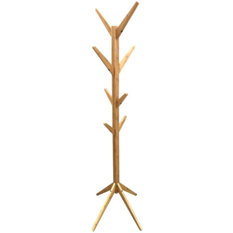 Porte-Manteau en Bois "Arbuste" 177cm Naturel