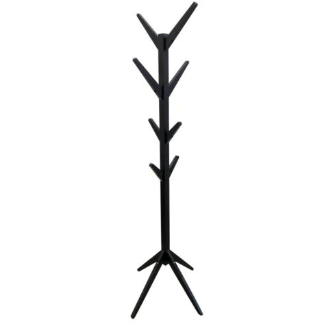 Porte-Manteau en Bois "Arbuste" 177cm Noir