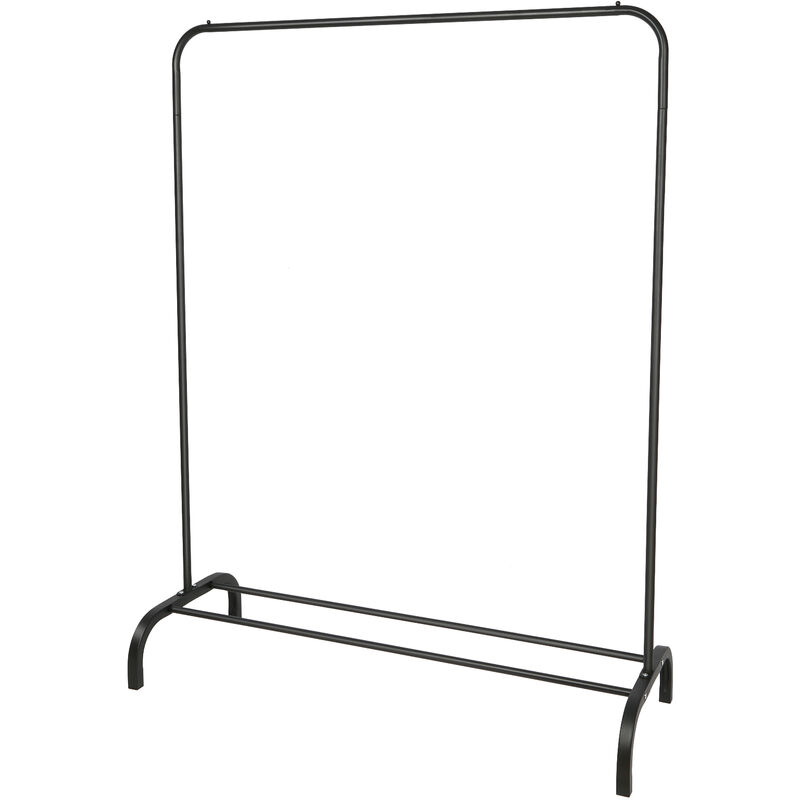 Haloyo - Porte-manteau en métal, porte-manteau multifonctionnel, tringle à vêtements robuste avec cintre inférieur pour manteau, jupe, chemise, pull,