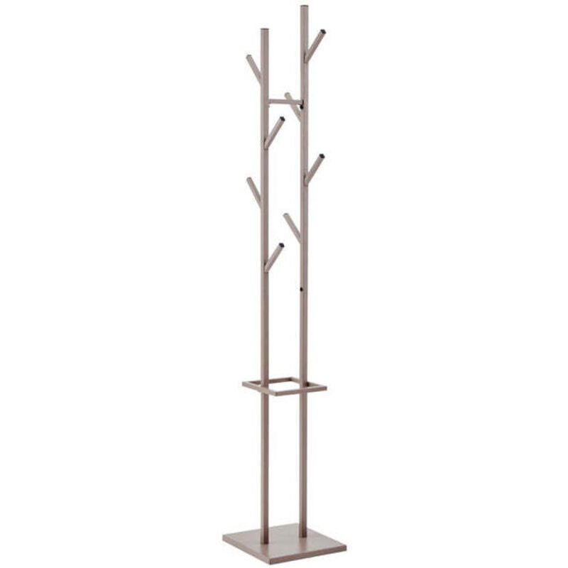 Porte-manteau en métal tortora 29x29x178