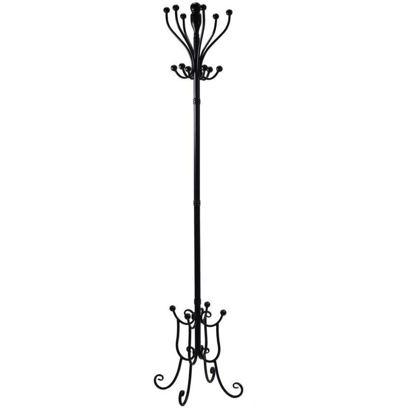 Vacchetti - Porte-manteau en métal noir cmø34h180
