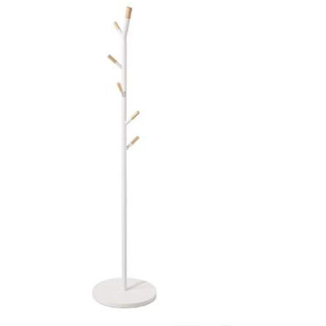 Porte-Manteau Métal 6 Tiges "Carry" 175cm Blanc