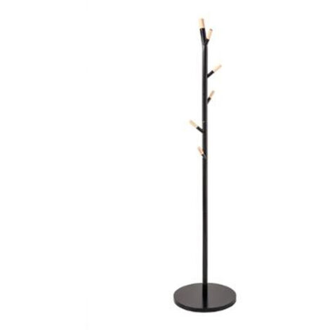 Porte-Manteau Métal 6 Tiges "Carry" 175cm Noir