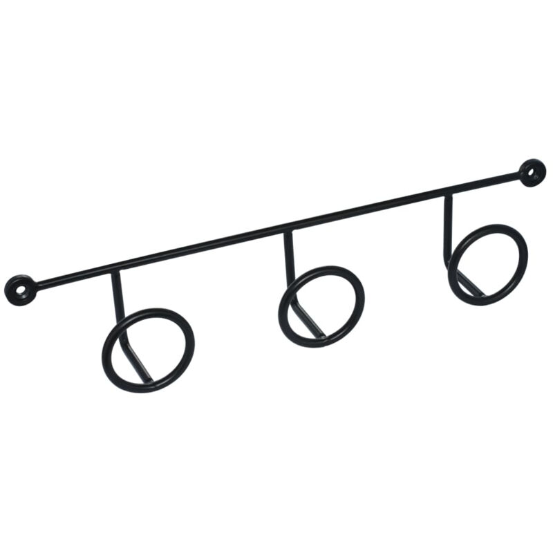 Patère filaire ring 3T noir
