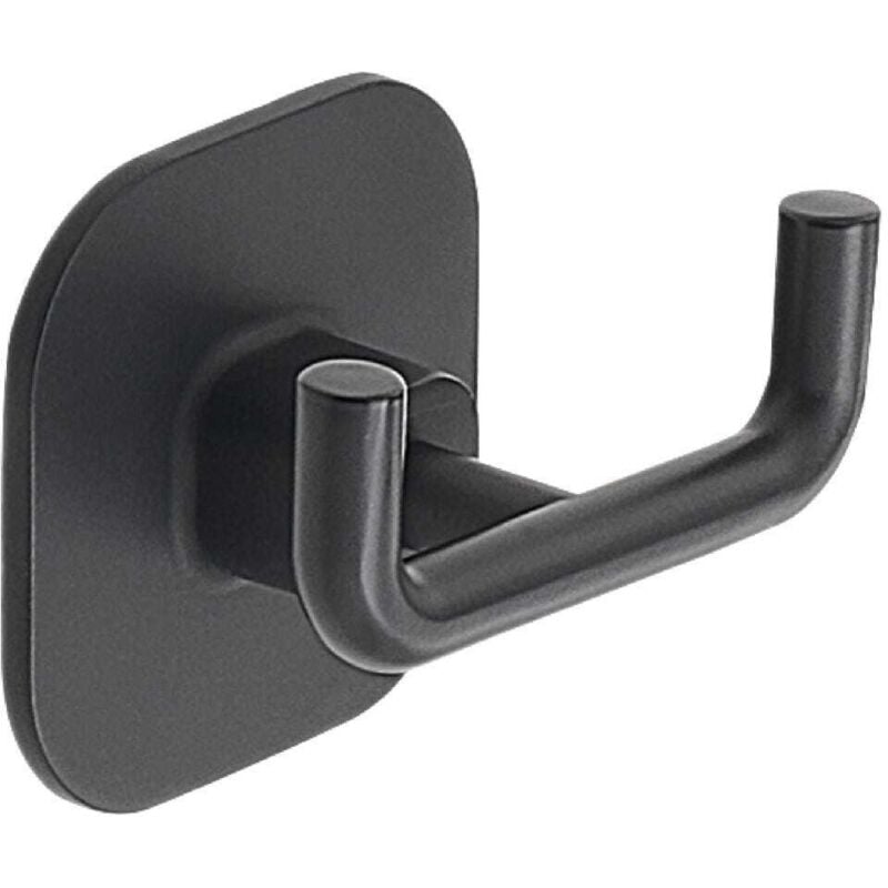 Porte-Manteau Mural En Acier Inoxydable Noir MatTimo