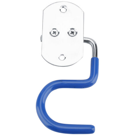 Porte-manteau mural pour manches de balai avec clip en plastique anti-dérapant (Modèle 1 position sans crochet) - Support de rangement en acier inoxydable 304, design compact pour une organisation opt
