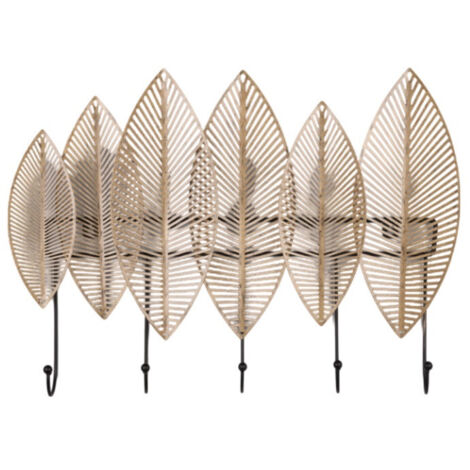 Porte manteau, Porte manteaux design or Palma Or en Metal, BOITE A DESIGN