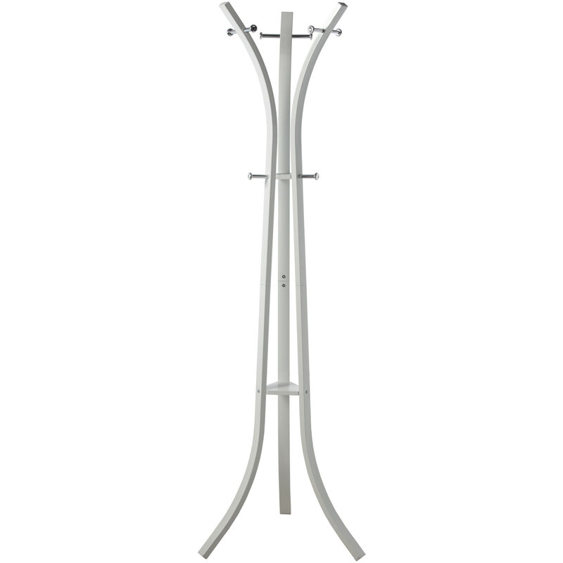 Fijalo - Portemanteau Sur Pied En Métal Blanc 58X58X180 Cm, Tube : 20/40Mm+°13M