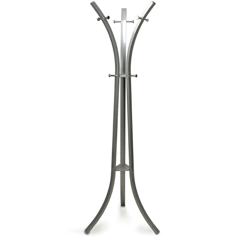 Fijalo - Portemanteau Sur Pied En Métal Gris 58X58X180 Cm, Tube : 20/40Mm+°13M